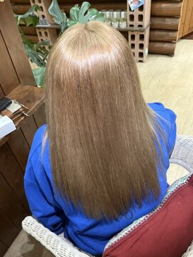 アロハナ(ALOHANA) 黒染めセルフカラー履歴からのハイトーンカラー