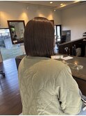 切りっぱなしボブ