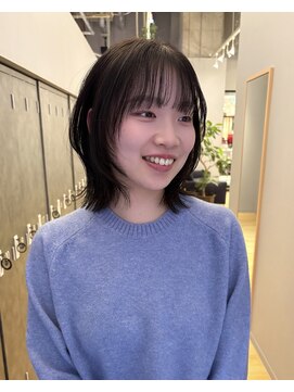 ジアン バイ ミルボン NU茶屋町+(GIEN by milbon) レイヤーボブ/くびれボブ/顔周りレイヤーボブ