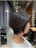 大人ショートボブ