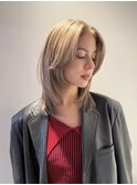 smoky beige / medium layer cut