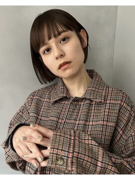 ガーランドギンザ(Garland Ginza) ミニボブ　ショートボブ　透明感カラー