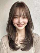 フレイムス ヘア アンド リラックス 高崎駅西口店(Frames hair&relax)&nbsp;＊20代30代40代★韓国大人可愛いモテ髪シースルーバングロング