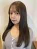 低刺激カラー＋補修トリートメント｜ツヤ・色持ち◎