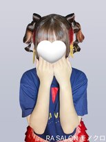 アールエーサロンモノクロ 秋葉原(RA SALON モノクロ) 【推し活ヘアメ】立体リボンツインテール
