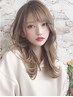 【人気の透け感カラー】透明感カラー＋圧倒的艶感トリートメント￥12000