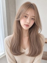 髪質改善&縮毛矯正 rococo.【ロココ】 韓国風レイヤー×シースルーバング