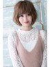  ファッションカラーのような明るさの白髪染め☆イチゴカラー+カット¥9400