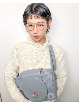 フルール(hair place Fleur) 短め前髪×ミニボブの最強コンビ