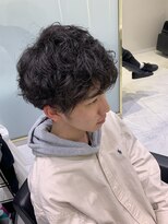 六本木美容室 白金店&nbsp;マッシュパーマ/波巻き/ツイストスパイラル/センターパート