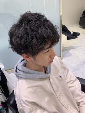 六本木美容室 白金店 マッシュパーマ/波巻き/ツイストスパイラル/センターパート
