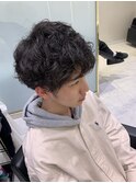 マッシュパーマ/波巻き/ツイストスパイラル/センターパート