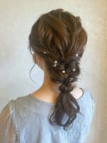 Belle BIANCA 編みおろしヘア ドレスヘア 結婚式  by TOMOE