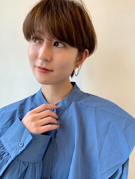 スリーバイキープ 尾山台(THREE by KEEP) 【THREEbyKEEP尾山台関谷】ハンサムショート×ハイライトカラー