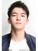 メンズ爽やか束感ベリーショート21