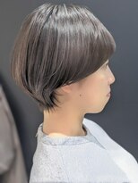 ジエクト 本店(The Ect)&nbsp;丸みショートマッシュ×ナチュラルブラウン×セット簡単