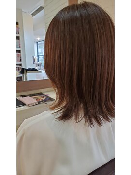 スタイル 成城学園前(STYLE) ボブスタイル特集 カーキグレージュ 大人かわいいボブ