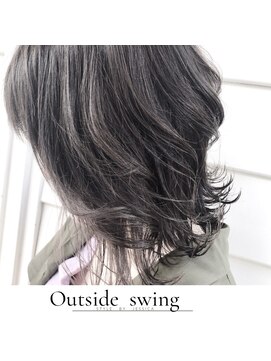 アパルトメント ジェシカ(l'appartement de Jessica) 外はねグレイッシュボブ