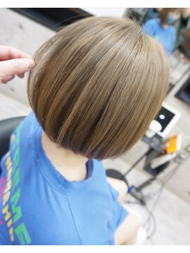 ヘアテリア リュウ 大塚(hair teria ryu) ミルクティーベージュ×ボブ