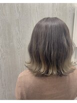 テーラヘアー 鎌ケ谷店(TELA HAIR)&nbsp;シルバーベージュ×グラデーションカラー【TELAHAIR】