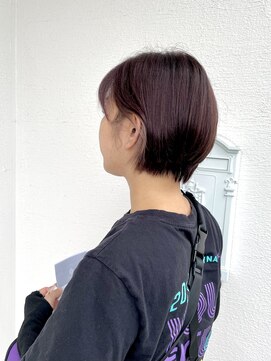 ヘアー ホスピタル ソアン(hair hospital soan) ショートヘア☆インナーカラー☆ヴァイオレットカラー