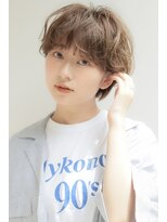 ロンド 銀座(Lond)&nbsp;【銀座◇成田】ペールベージュ丸みショートマッシュパーマボブ