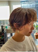 ショートボブ×リアルパーマスタイル