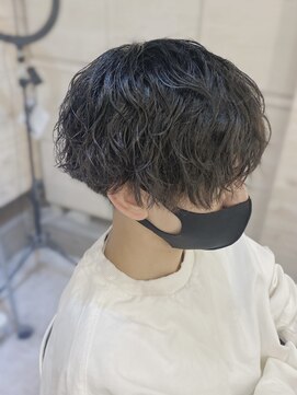 ヘアメイク エンカレッジ(HAIR MAKE encourage) モテヘア☆メンズパーマ風　S字ウェーブ