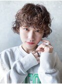 ラフパーマショート_大人ガーリーチョコレートプリカール_29180