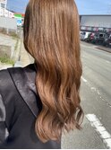 10代20代大人可愛い夏カラーブリーチ無しベージュ