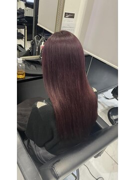 ヘアーデザイン ジェルム(Hair Design germe) ピンクローズカラー　--RINA--