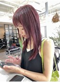 カシスオン眉ヘア