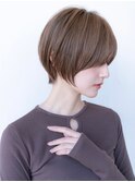 小顔/ショート/似合わせカット/フルバング/大人かわいい