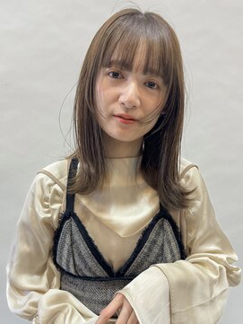 ミュゼプリュム(Musee plume) 前髪/小顔ヘア/顔周りレイヤー/ミディアム