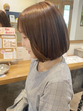 ジャックアンドニコフロムロダン(JACK&NiCO fromRODAN) 【粕谷】丸ボブ/ブリーチなしカラー/ブラウン