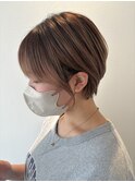 丸みショートスタイル♪