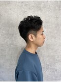 ハーフバック×ニュアンスパーマ