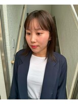 ローレンジウ(LOREN JU)&nbsp;透明感髪質改善ベージュダブルカラーミルクティーグレージュ