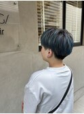 グレー×ブルー デザインカラー
