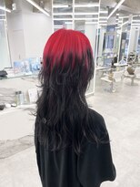 ブラウン(Brown)&nbsp;ロングレイヤー×ルーツカラー