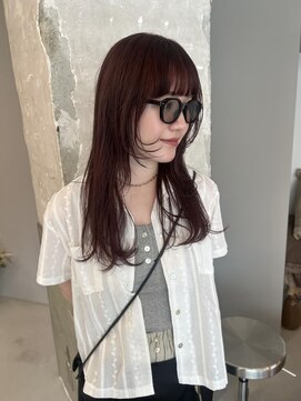 ヒンク(the hinc) red brown × layer