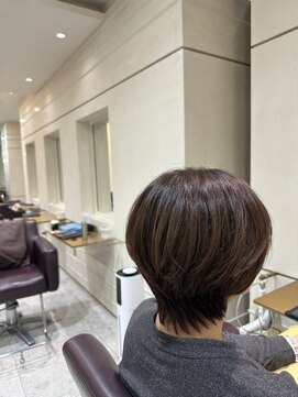 松本平太郎美容室 銀座パートツー(PART2) イノアカラー×ショートスタイル