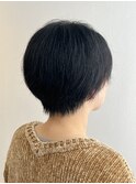 【堀田 奈穂】大人ショート/暗髪ショート/