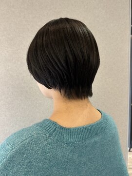 ヘアーザラブズラフズ オーガニカ 北九州(HAIR THE LOVES LAUGHS ORGANICA) 似合わせカット/大人ショート