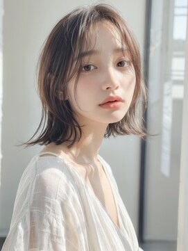 ノア 奈良駅前店(NoA) ボブ　髪質改善　前髪　韓国　ベージュカラー　奈良　辻本修也