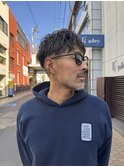 束感刈り上げビジネス七三ツーブロックアップバングdbd