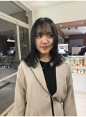 暗髪トーンダウン