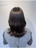 くびれ巻き ダウンスタイル コテ巻き ライブヘア デートヘア