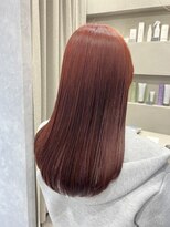 ニーム クルール 国分寺北口店(NEEM Couleur)&nbsp;髪質改善カラー・ピンクブラウン・チェリーピンク・ストレート