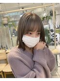 乾かすだけでキマる髪/馴染むハイトーングレージュ